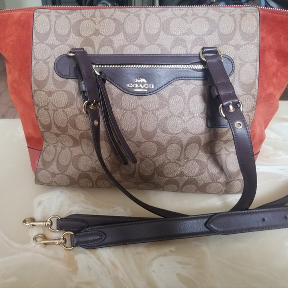 Coach Handbags - Signature Coach shoulder or crossbody bag